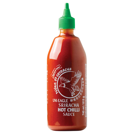 Tradycyjny sos chili Sriracha bez glutaminianu sodu Uni-Eagle 815 g – pikantny, kremowy, w stylu tajskim