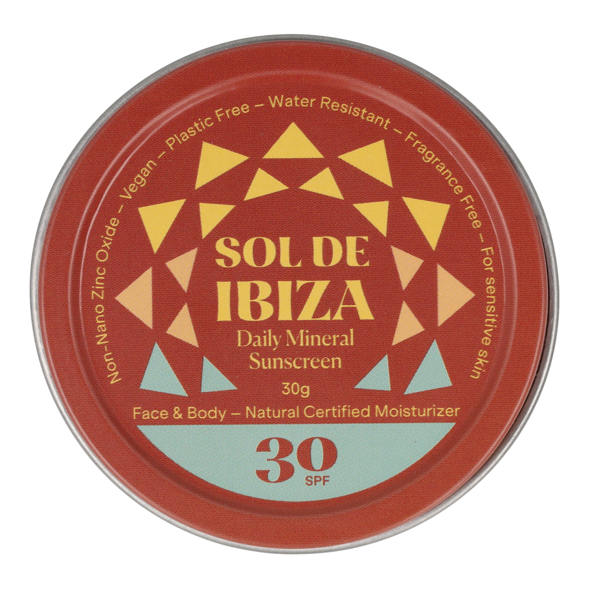 Pojemnik z kremem przeciwsłonecznym SPF30 Sol de Ibiza 30 g