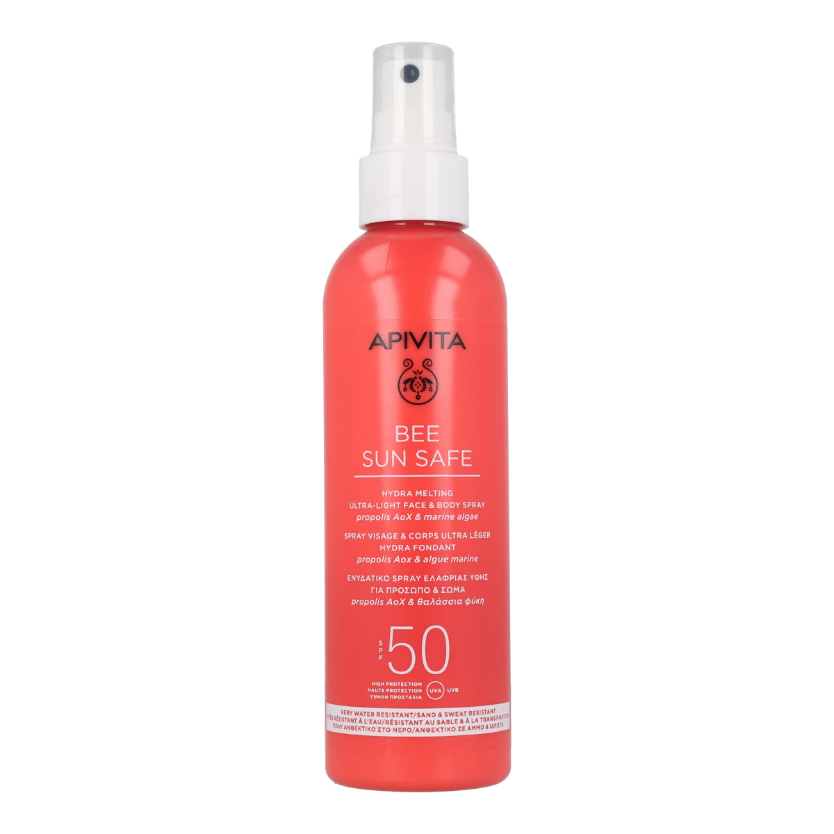 Spray do opalania Hydra Melting SPF50 Apivita 200 ml