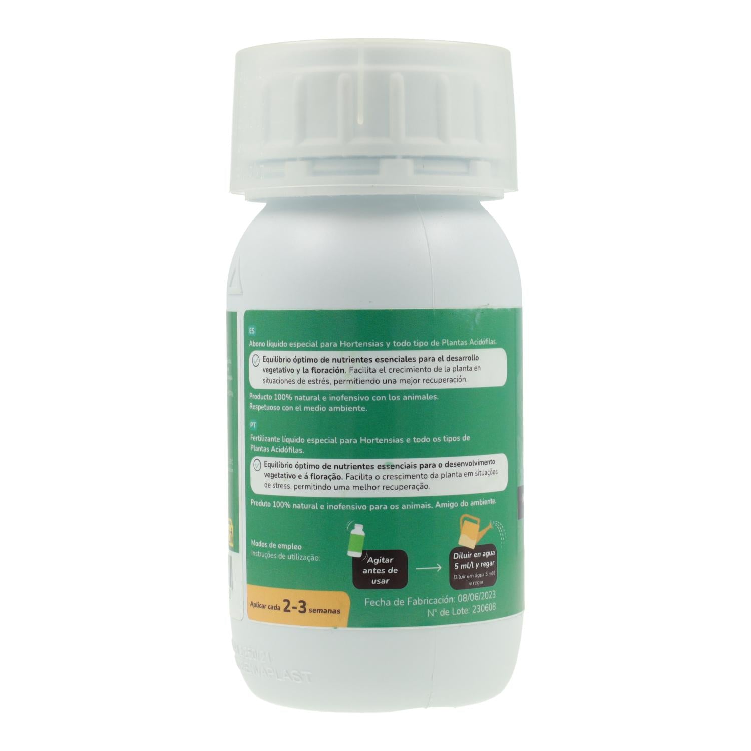 Abono Líquido Hortensias y Plantas Ácidas Planeta Huerto 250 ml