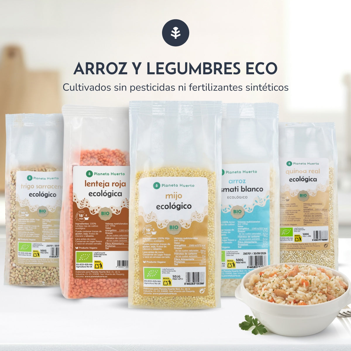 Pack 2x Mijo pelado ECO Planeta Huerto 500 g