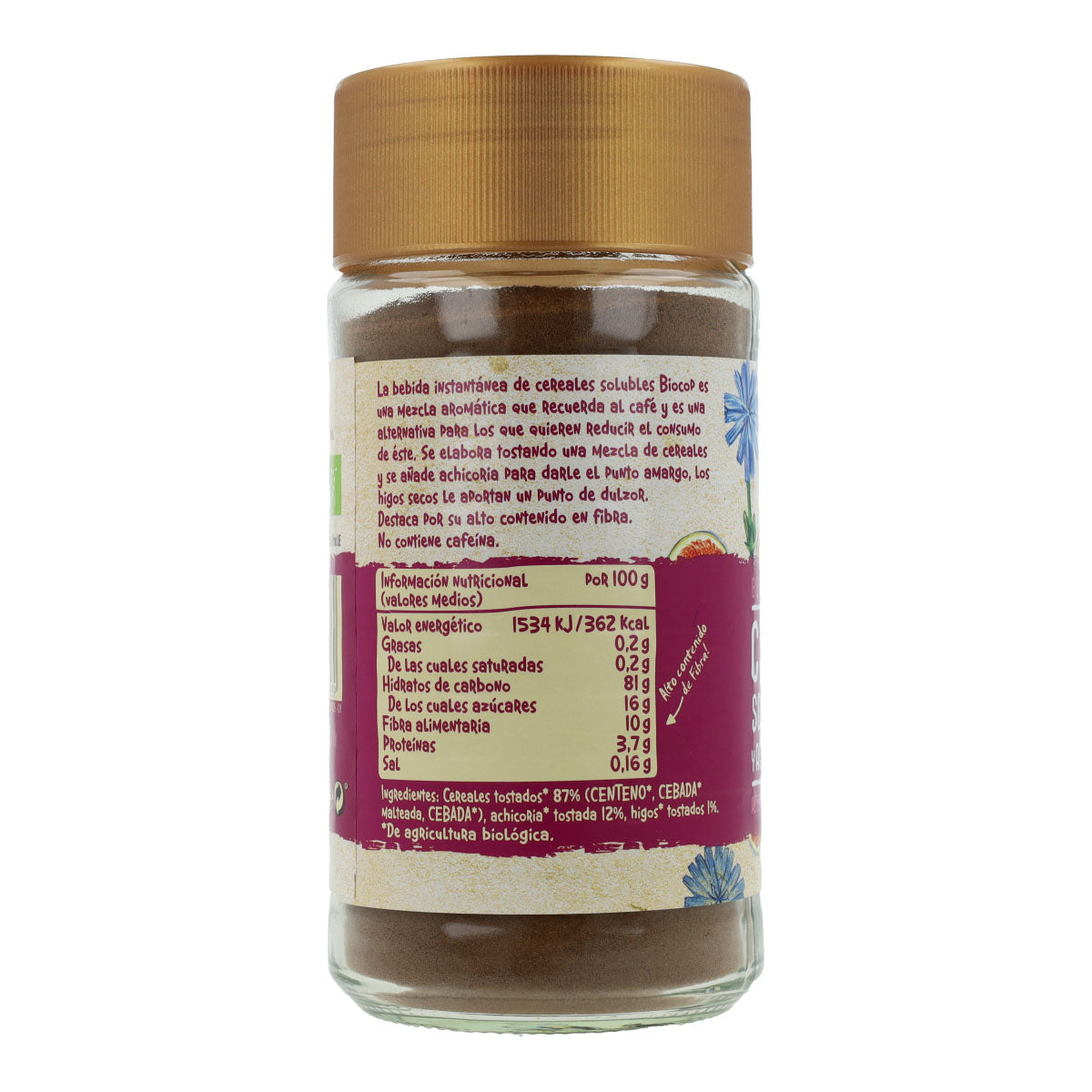 Kawa zbożowa, figowa i cykoriowa Bio Biocop, 100 g.