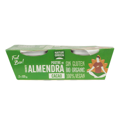 Deser migdałowo-kakaowy NaturGreen,  2 x 125 g