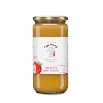 Pack 6x Compota de Manzana Eco Cal Valls 700g