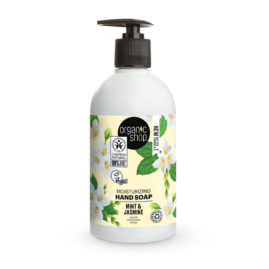 Jabón de Manos Jazmín Mentolado Organic Shop 500 ml