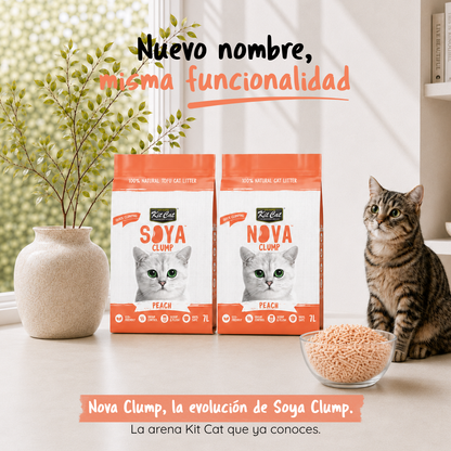 Zestaw Cat Arena Eco SoyaClump - Peach 7 l Żwirek dla kotów