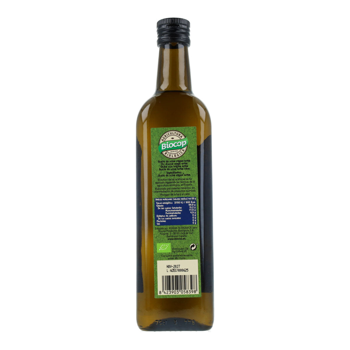 Oliwa z oliwek extra virgin Picual Bio Biocop 750 ml