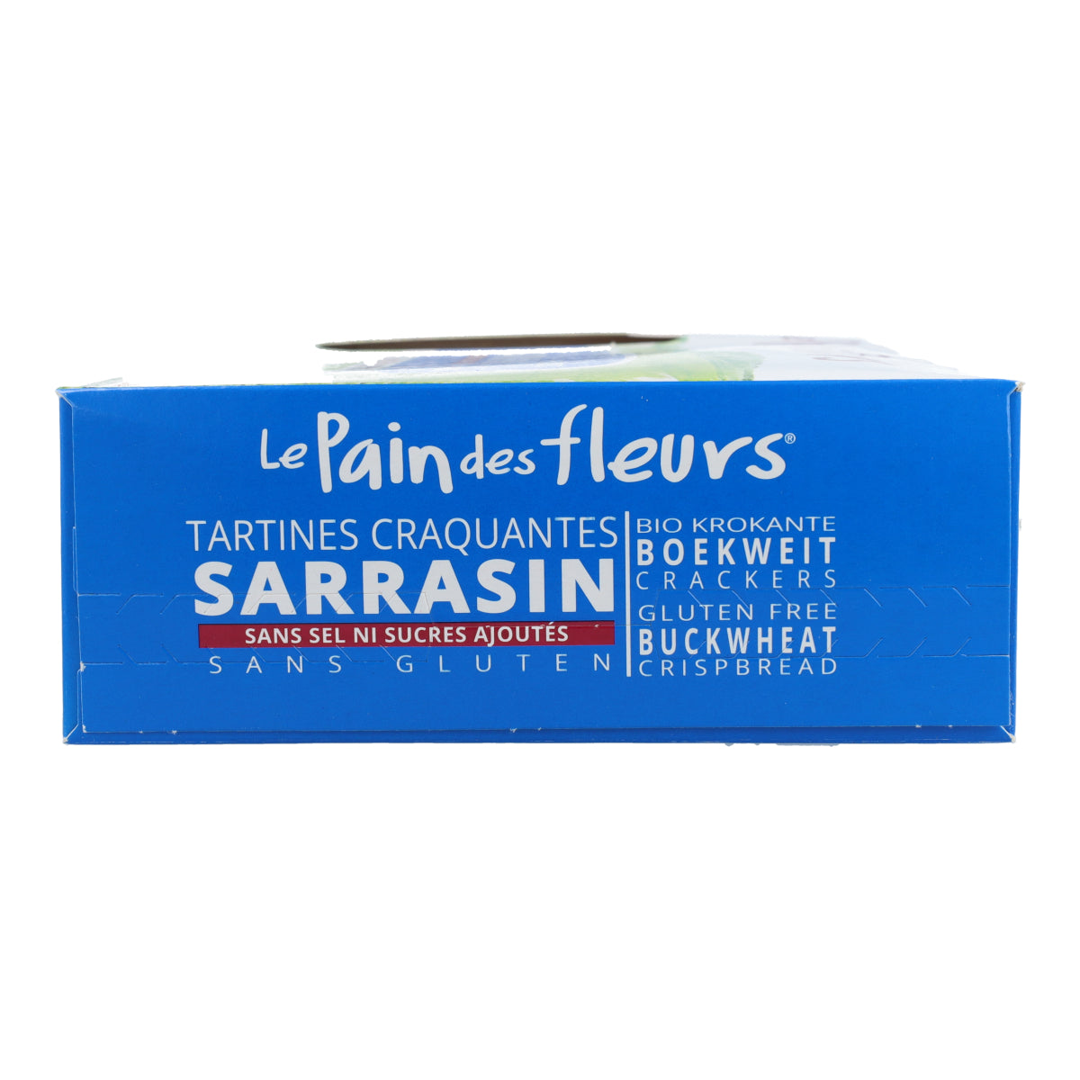 Chrupiące krakersy z pszenicy gryczanej bez soli, bezglutenowe BIO Le Pain de Fleurs 300 g