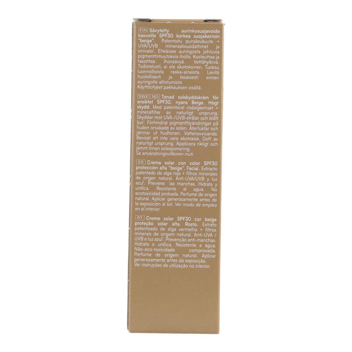Krem przeciwsłoneczny do twarzy w kolorze beżowym SPF30 Alga Maris 50 ml