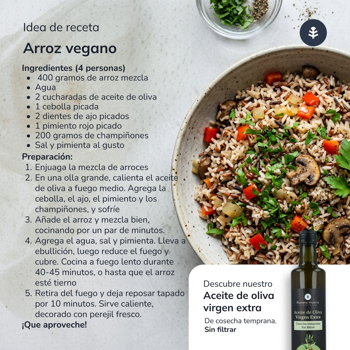 Mieszany ryż basmati int, czerwony, dziki ECO Planeta Huerto 500 g