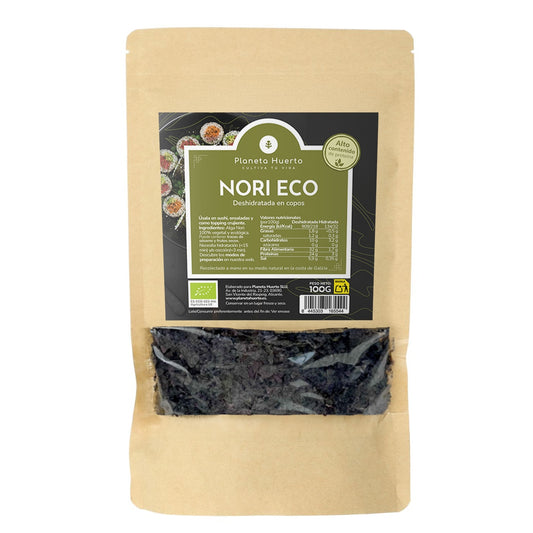 Płatki wodorostów Nori ECO Planeta Huerto 100 g