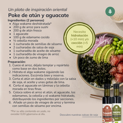 Płatki wodorostów Wakame ECO Planeta Huerto 100 g