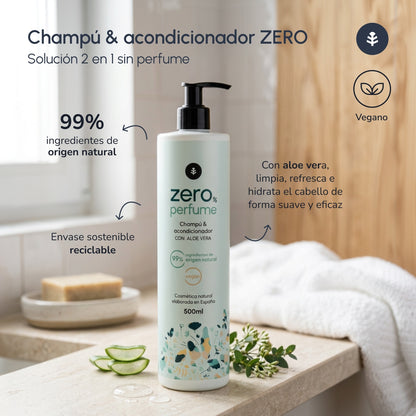Szampon i odżywka do włosów normalnych Planeta Huerto 500 ml