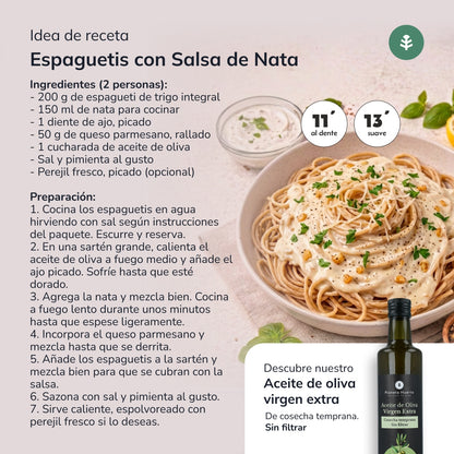 Spaghetti pełnoziarniste ECO Planeta Huerto 500gr