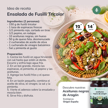 Fusilli trójkolorowe ECO Planeta Huerto 500gr