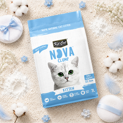 Zestaw Cat Arena Eco SoyaClump - Kitten Baby Powder 7 l Żwirek dla kotów