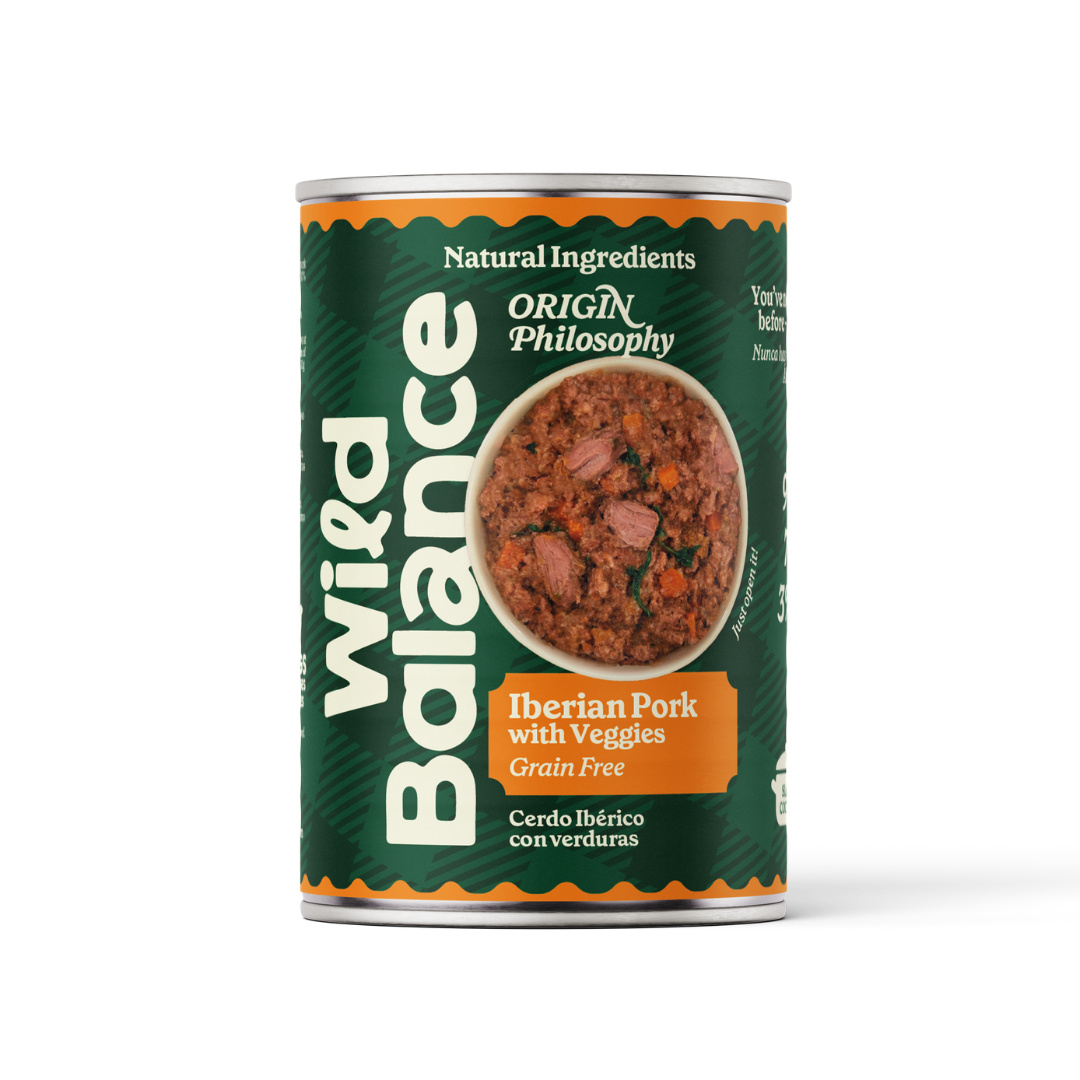 Puszka z wieprzowiną i warzywami BARF dla psów Wild Balance 400 g
