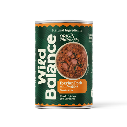 Puszka z wieprzowiną i warzywami BARF dla psów Wild Balance 400 g