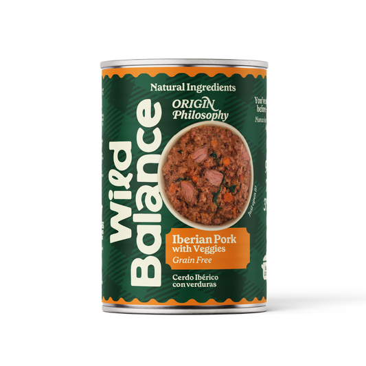 Puszka z wieprzowiną i warzywami BARF dla psów Wild Balance 400 g