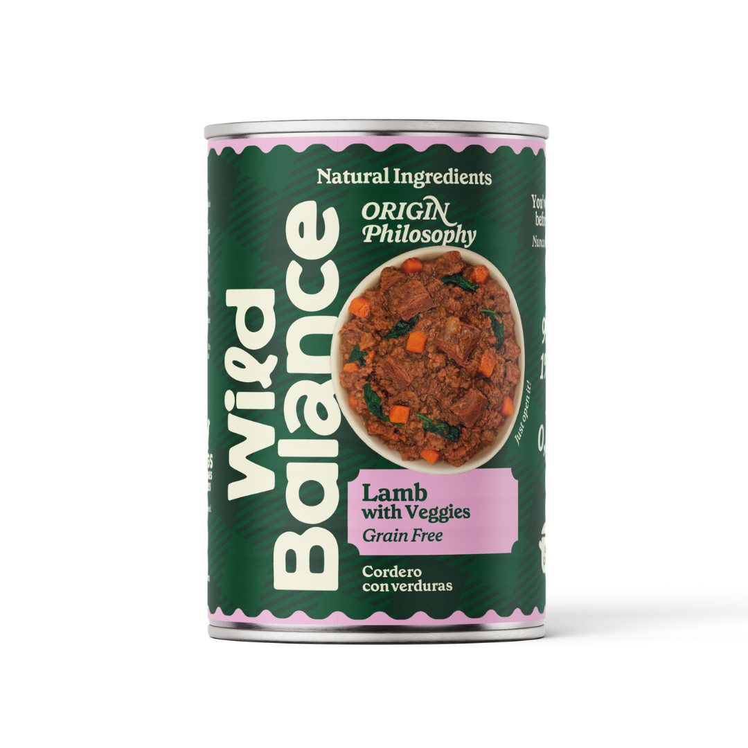 Kompletne menu BARF z jagnięciną dla psów, Wild Balance, 400 g