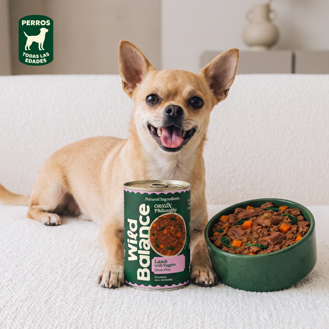 Kompletne menu BARF z jagnięciną dla psów, Wild Balance, 400 g