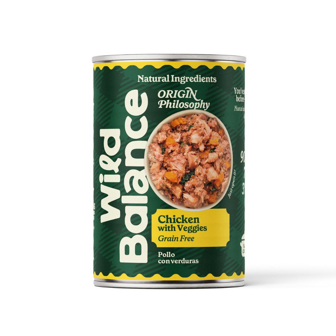 Puszka z kurczakiem BARF dla psów Wild Balance 400 g