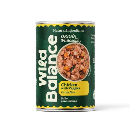 Puszka z kurczakiem BARF dla psów Wild Balance 400 g