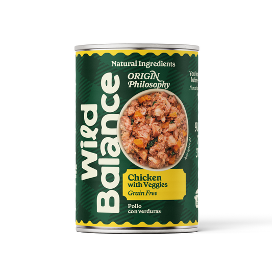 Puszka z kurczakiem BARF dla psów Wild Balance 400 g