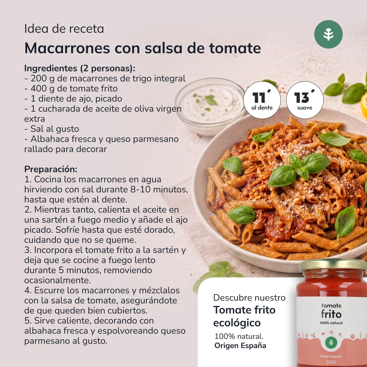 Makaron pełnoziarnisty ECO Planeta Huerto 5 kg