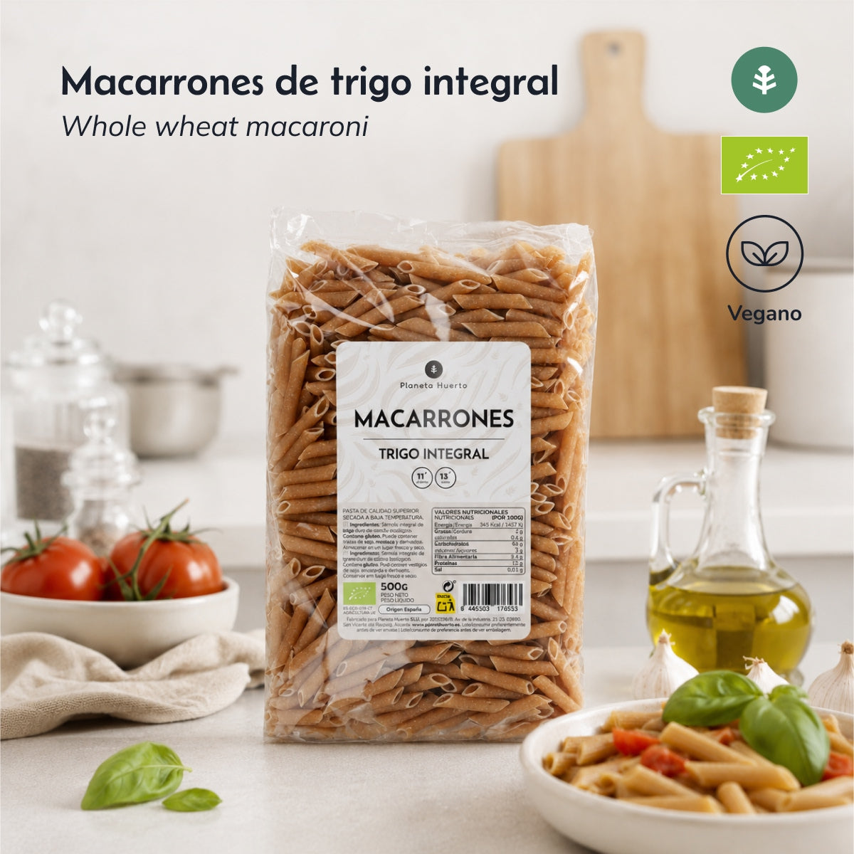 Makaron pełnoziarnisty ECO Planeta Huerto 5 kg
