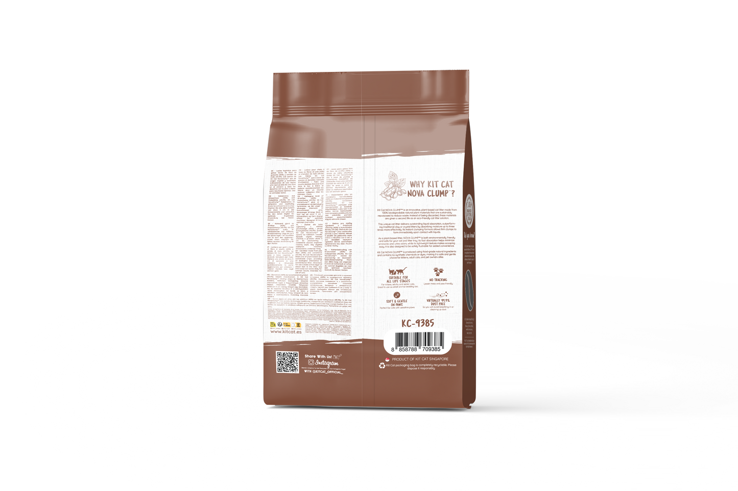 Zestaw Cat Arena Eco SoyaClump - Coffee 7 l Żwirek dla kotów