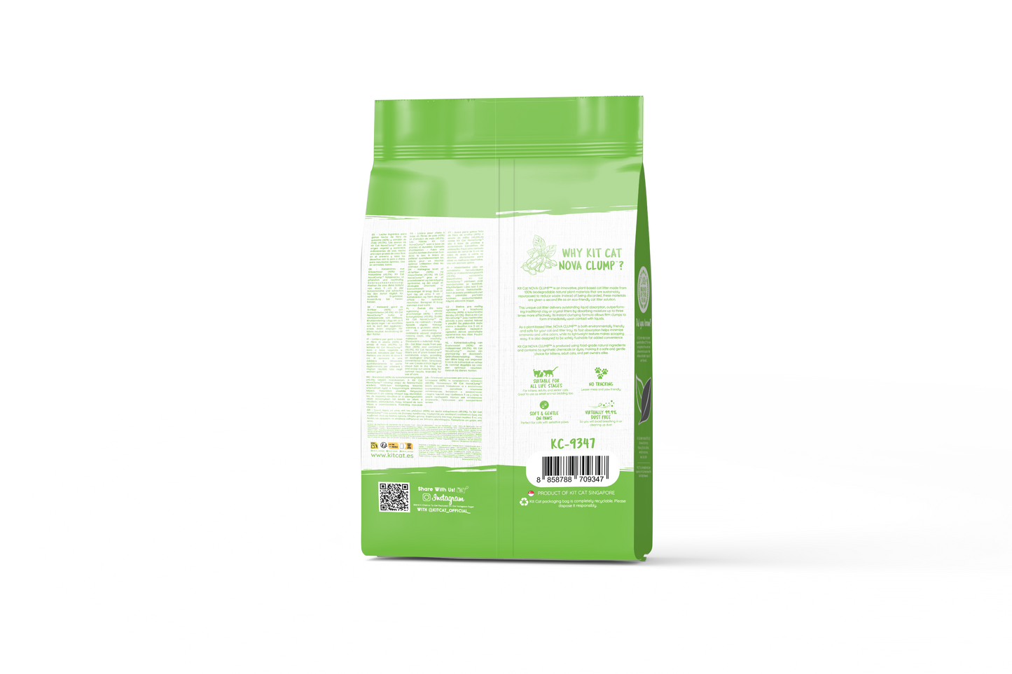 Zestaw Cat Arena Eco SoyaClump - Green Tea 7 l Żwirek dla kotów