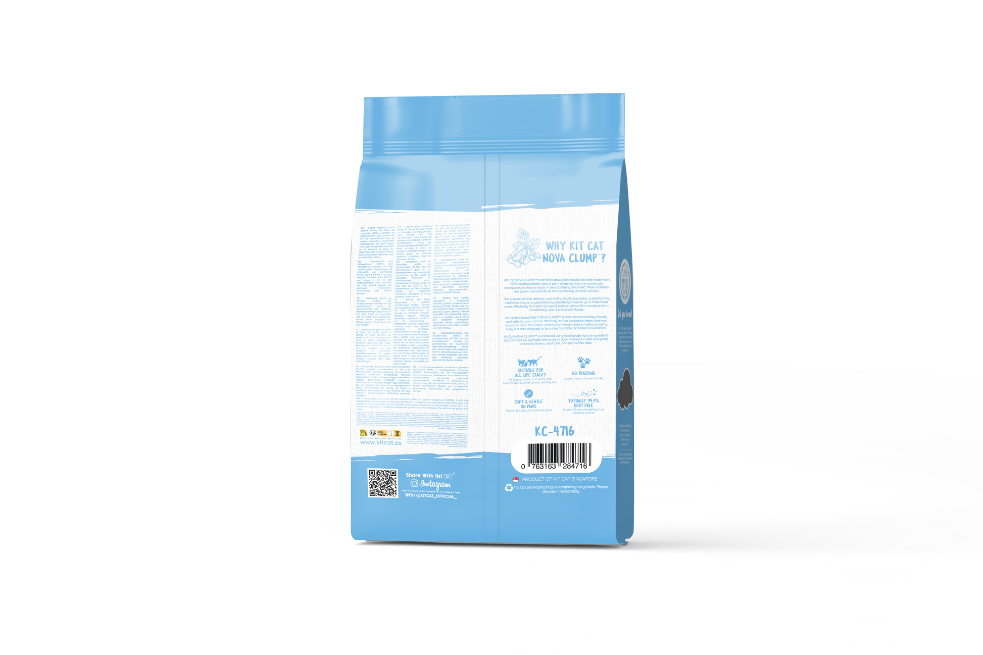 Zestaw Cat Arena Eco SoyaClump - Kitten Baby Powder 7 l Żwirek dla kotów