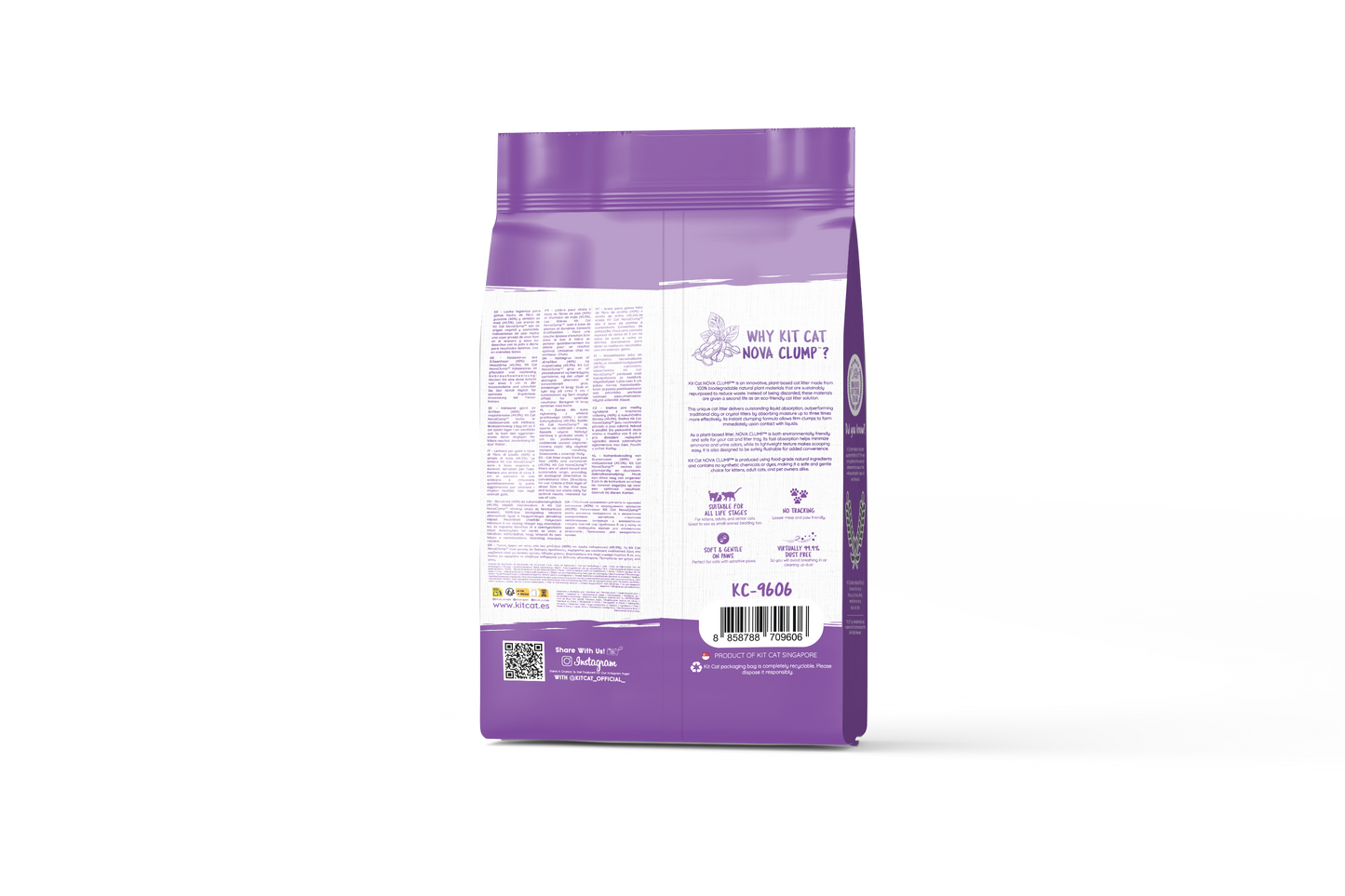 Zestaw Cat Arena Eco SoyaClump - Lavender 7 L Żwirek dla kotów