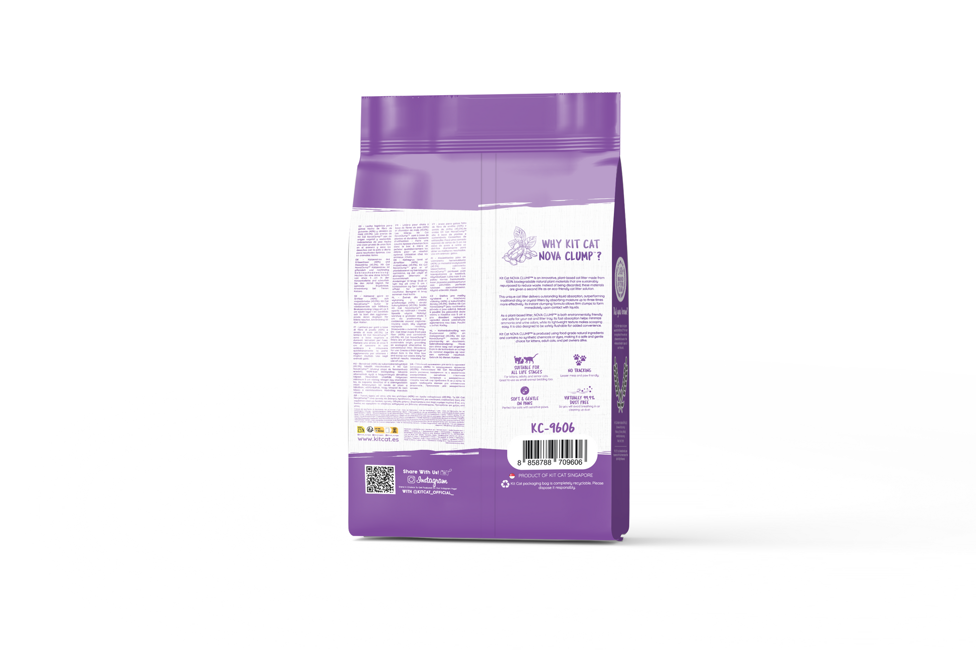 Zestaw Cat Arena Eco SoyaClump - Lavender 7 L Żwirek dla kotów