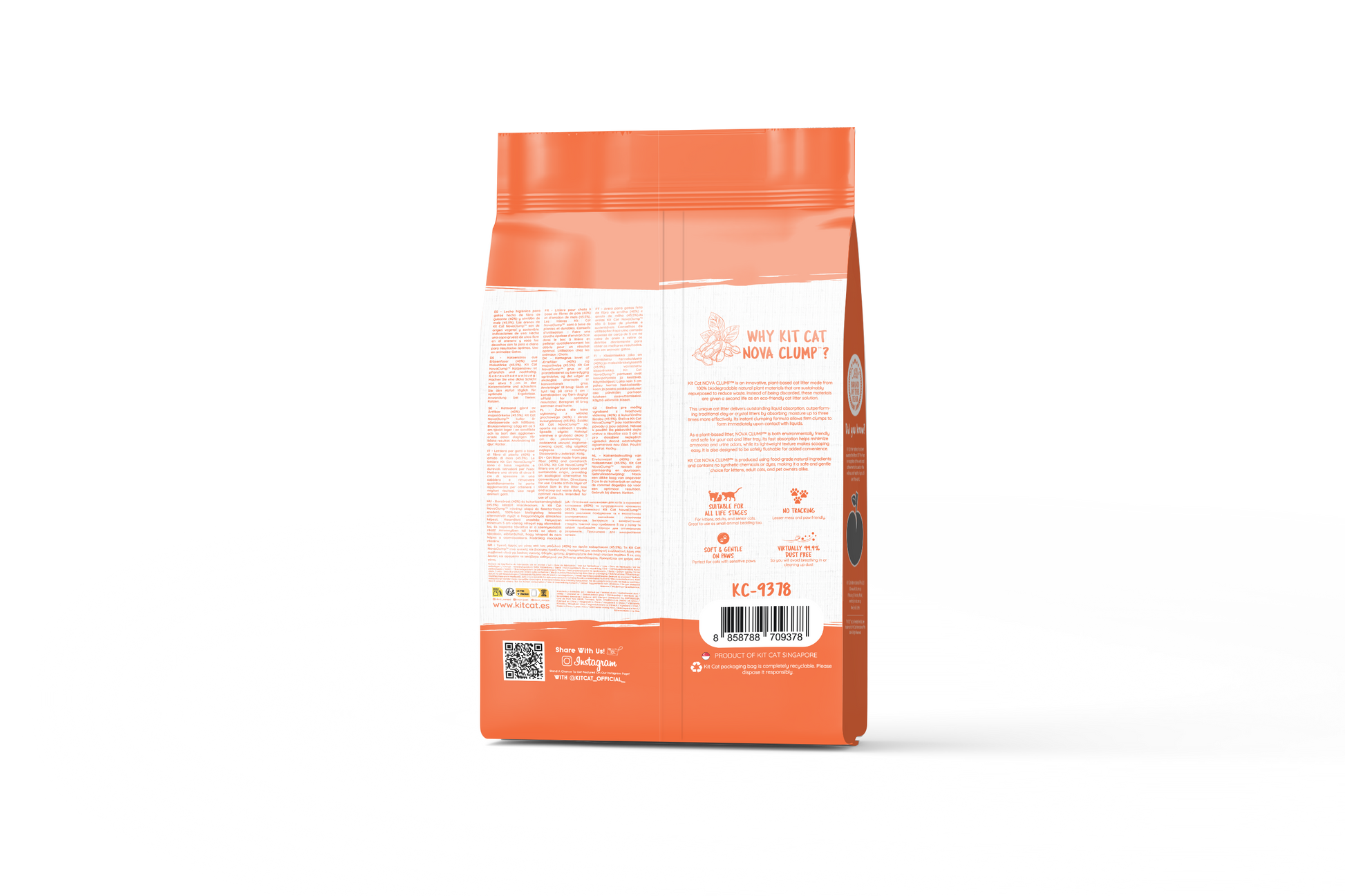 Zestaw Cat Arena Eco SoyaClump - Peach 7 l Żwirek dla kotów