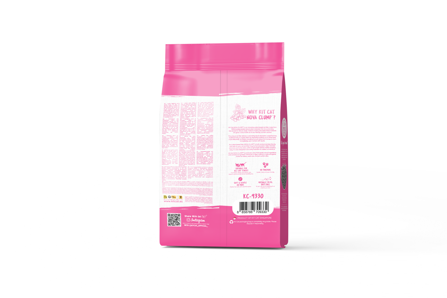 Zestaw Cat Arena Eco SoyaClump - Strawberry 7 L Żwirek dla kotów