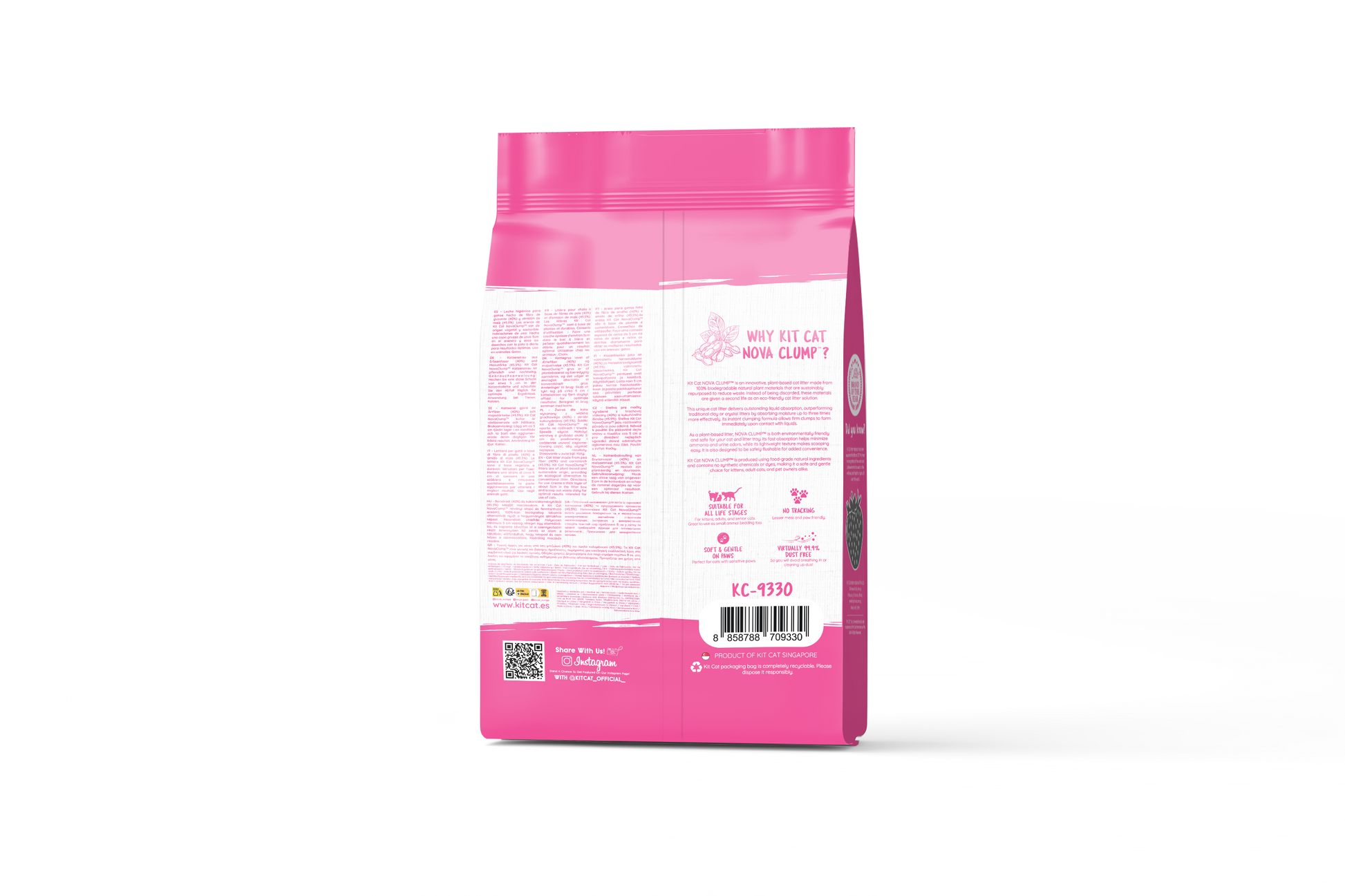 Zestaw Cat Arena Eco SoyaClump - Strawberry 7 L Żwirek dla kotów