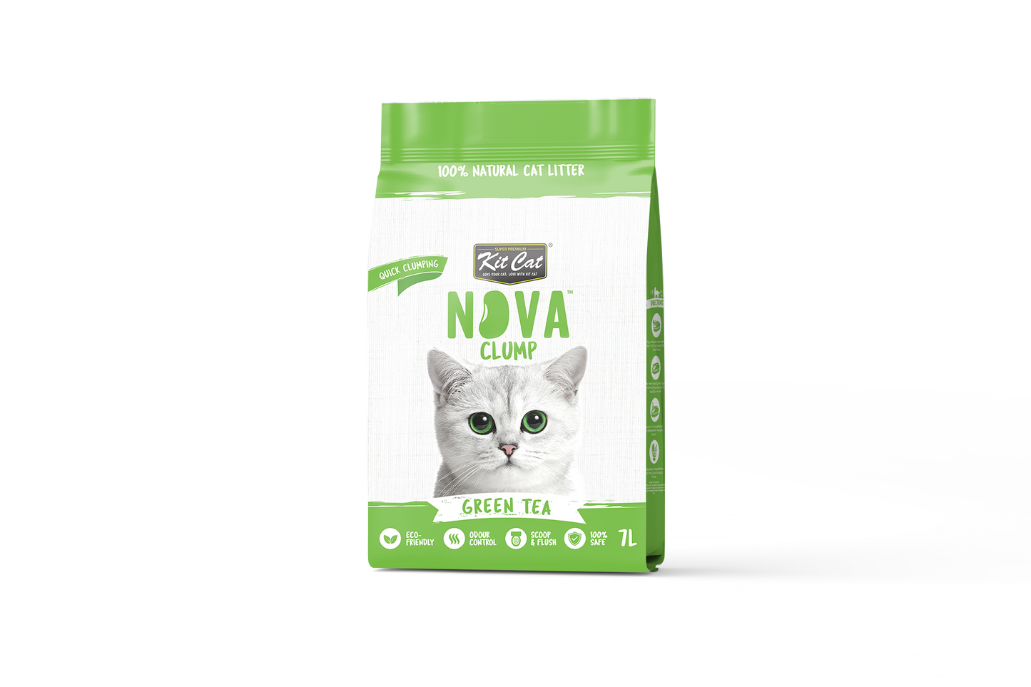 Zestaw Cat Arena Eco SoyaClump - Green Tea 7 l Żwirek dla kotów