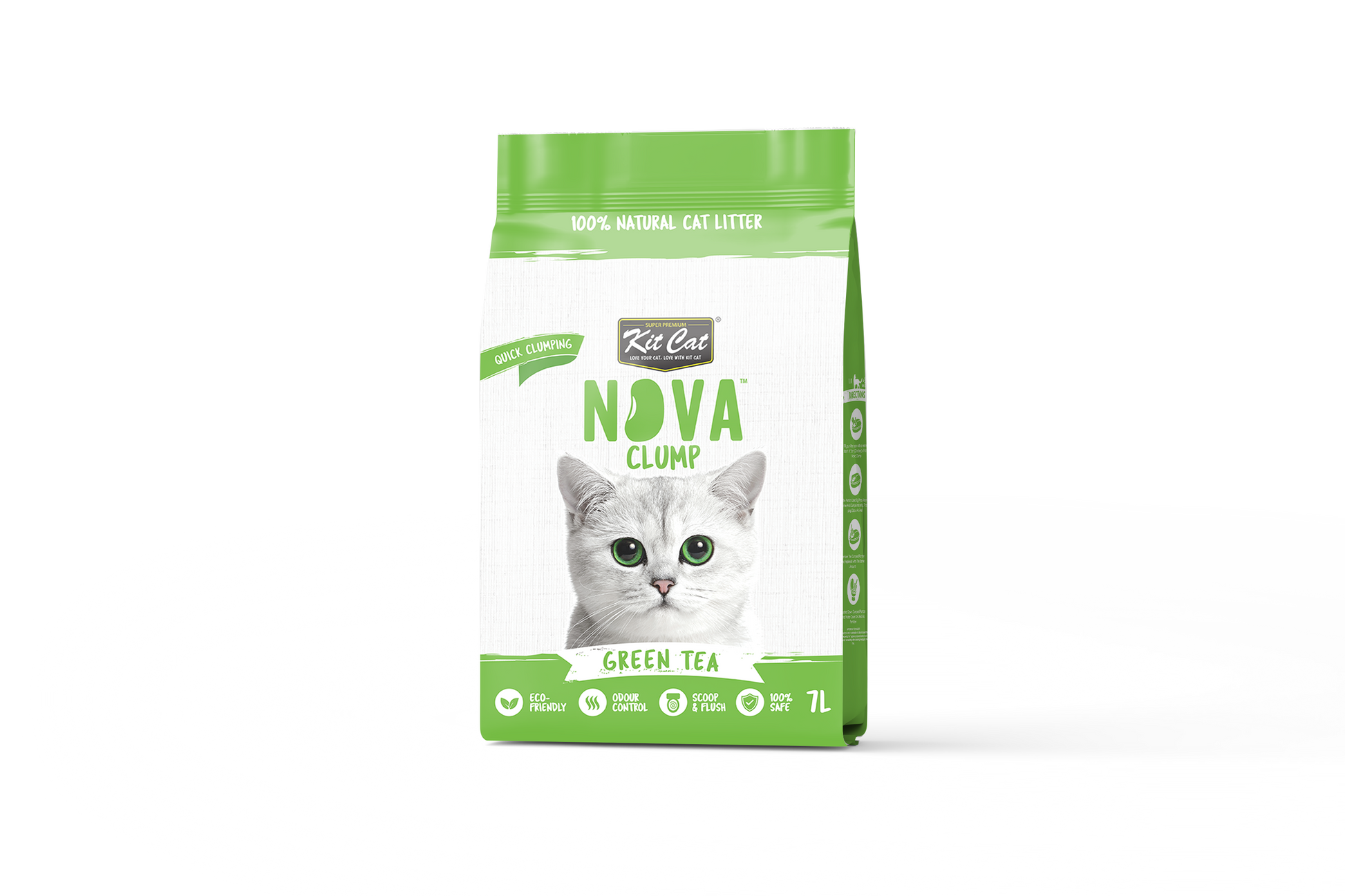 Zestaw Cat Arena Eco SoyaClump - Green Tea 7 l Żwirek dla kotów