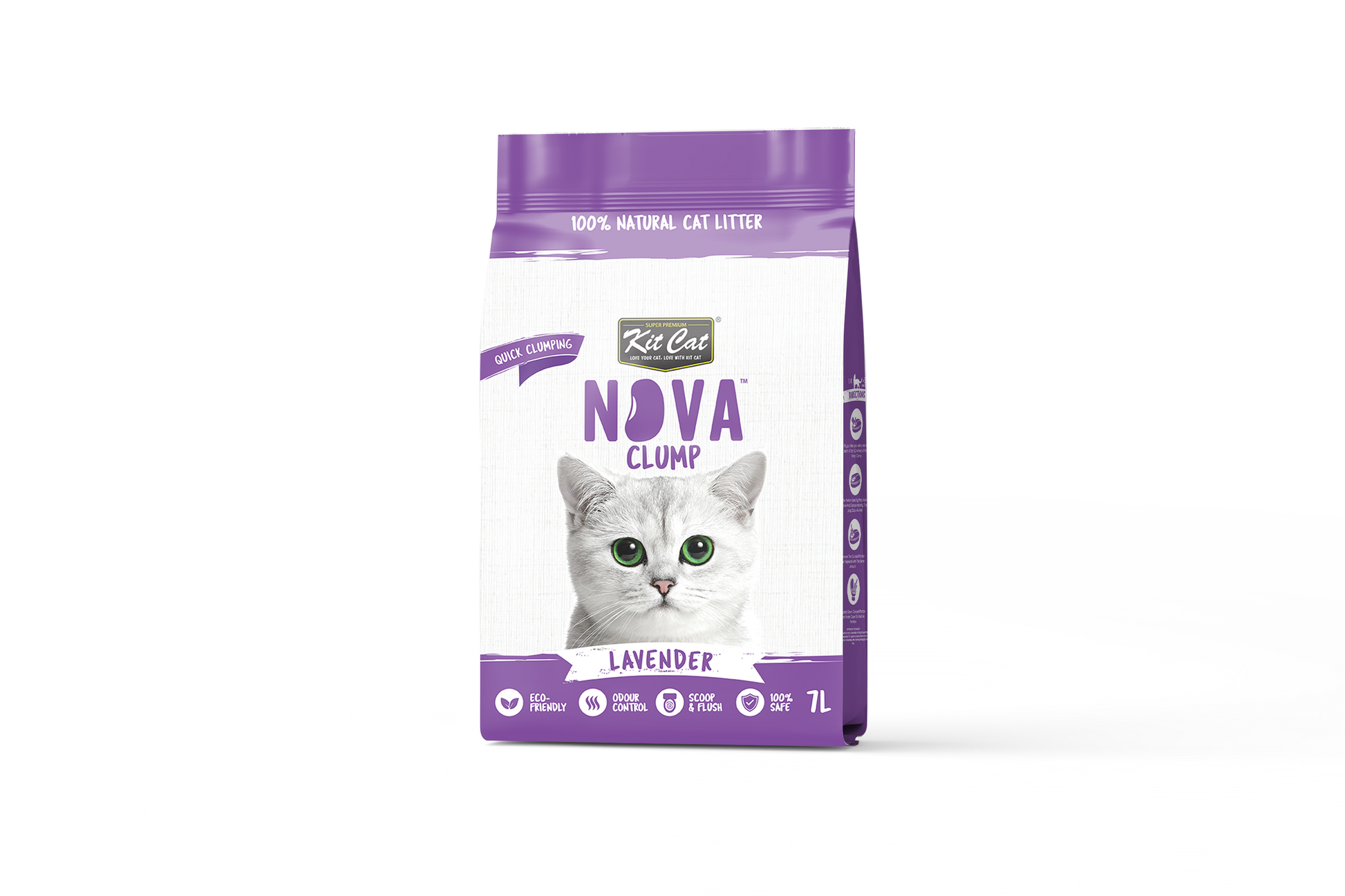 Zestaw Cat Arena Eco SoyaClump - Lavender 7 L Żwirek dla kotów
