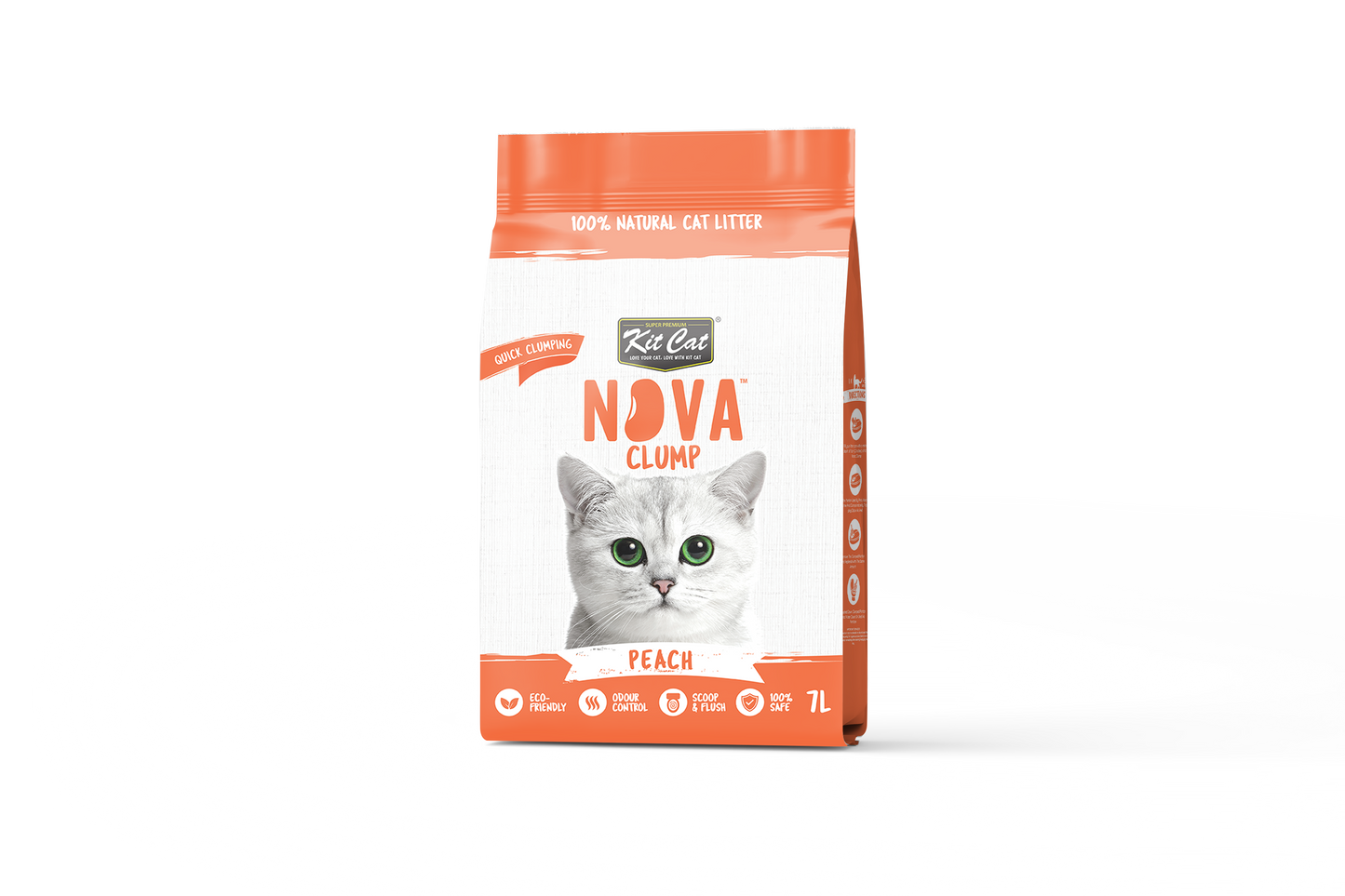 Zestaw Cat Arena Eco SoyaClump - Peach 7 l Żwirek dla kotów