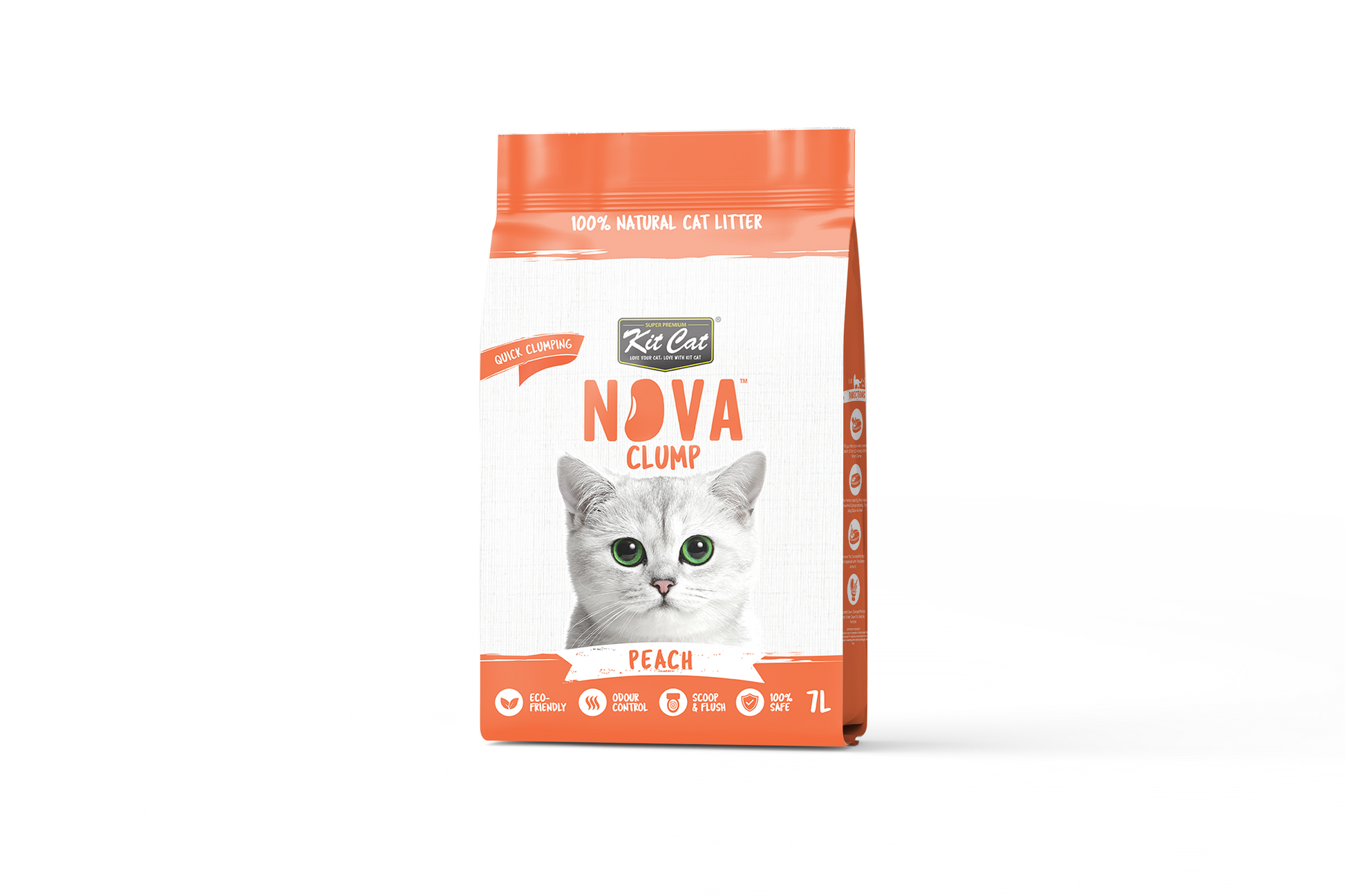 Zestaw Cat Arena Eco SoyaClump - Peach 7 l Żwirek dla kotów
