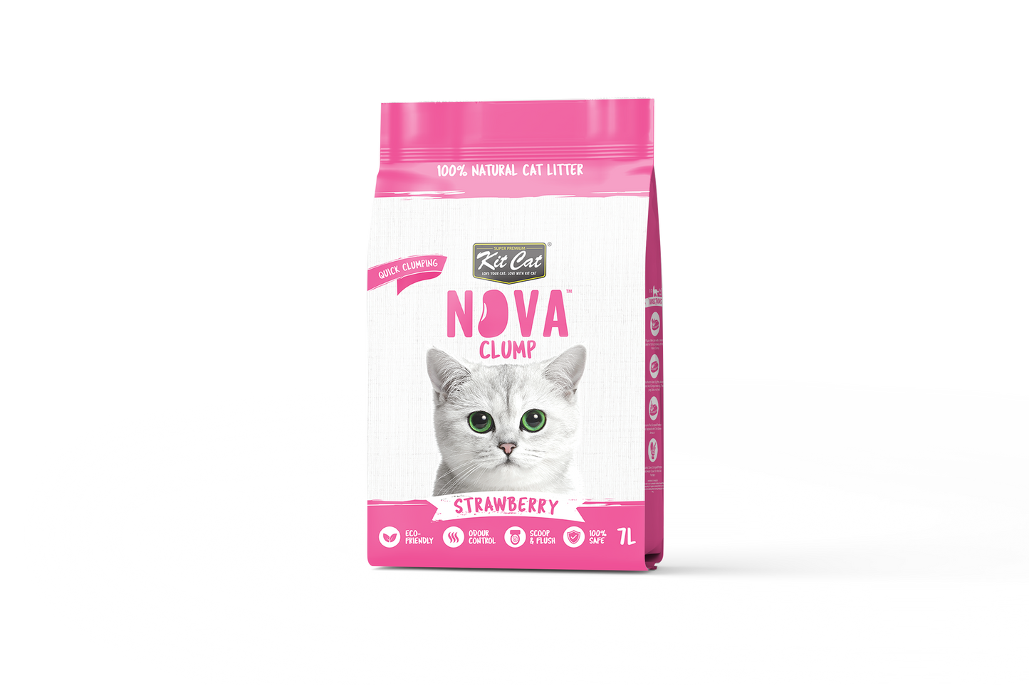 Zestaw Cat Arena Eco SoyaClump - Strawberry 7 L Żwirek dla kotów