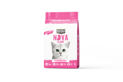 Zestaw Cat Arena Eco SoyaClump - Strawberry 7 L Żwirek dla kotów