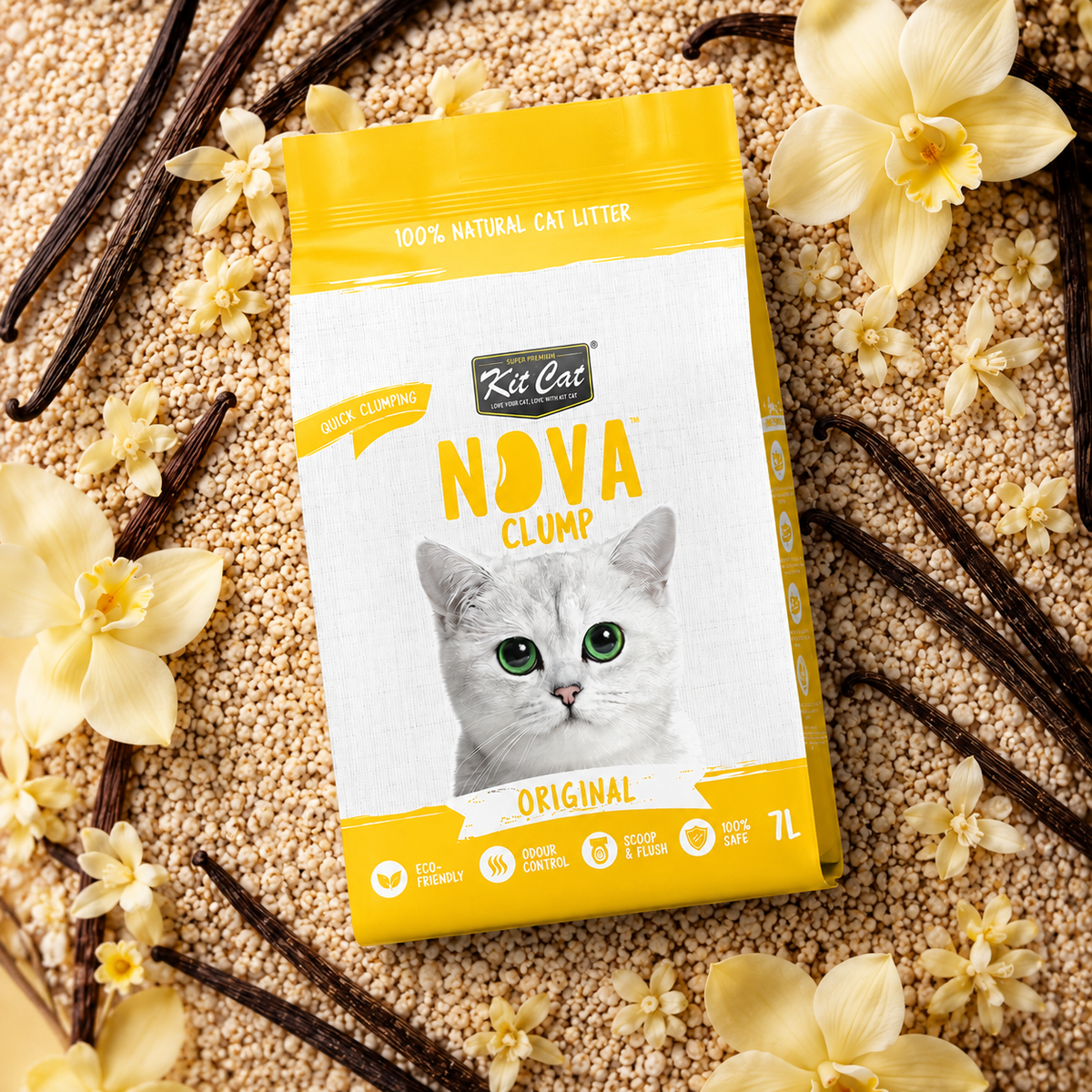 Zestaw Cat Arena Eco SoyaClump - Original 7 L Żwirek dla kotów