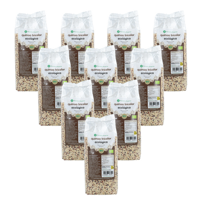 Opakowanie 10x Trójkolorowa komosa ryżowa ECO Planeta Huerto 500 g