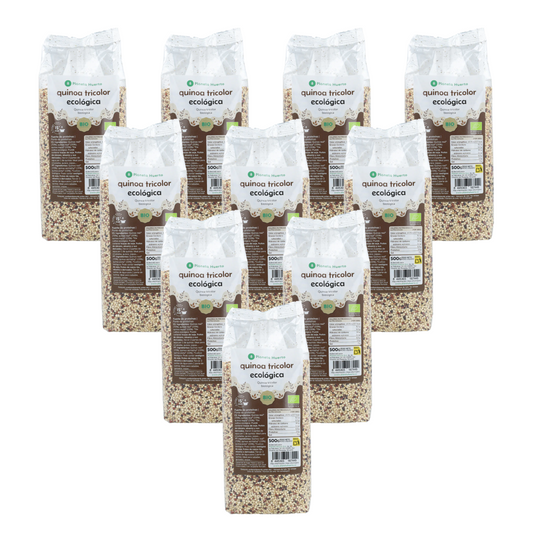 Opakowanie 10x Trójkolorowa komosa ryżowa ECO Planeta Huerto 500 g