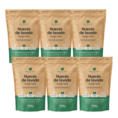 Opakowanie 6xPlanet Vegetable Garden Orzechy do mycia 700 gr