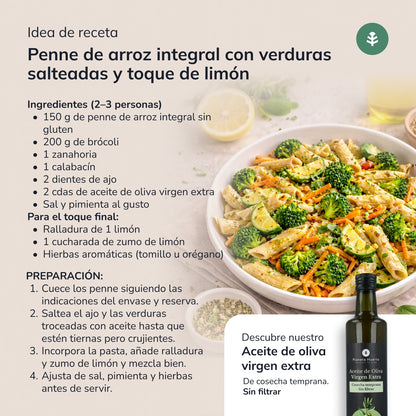 Makaron z brązowego ryżu ECO bezglutenowy Planeta Huerto 500 g